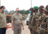 Visite du ministre à la brigade de contrôle des produits forestiers de Ntoum.